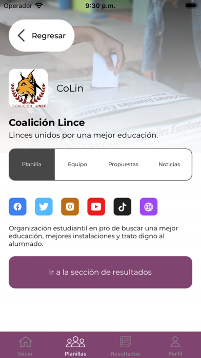 IEES Elecciones Juveniles Screenshot