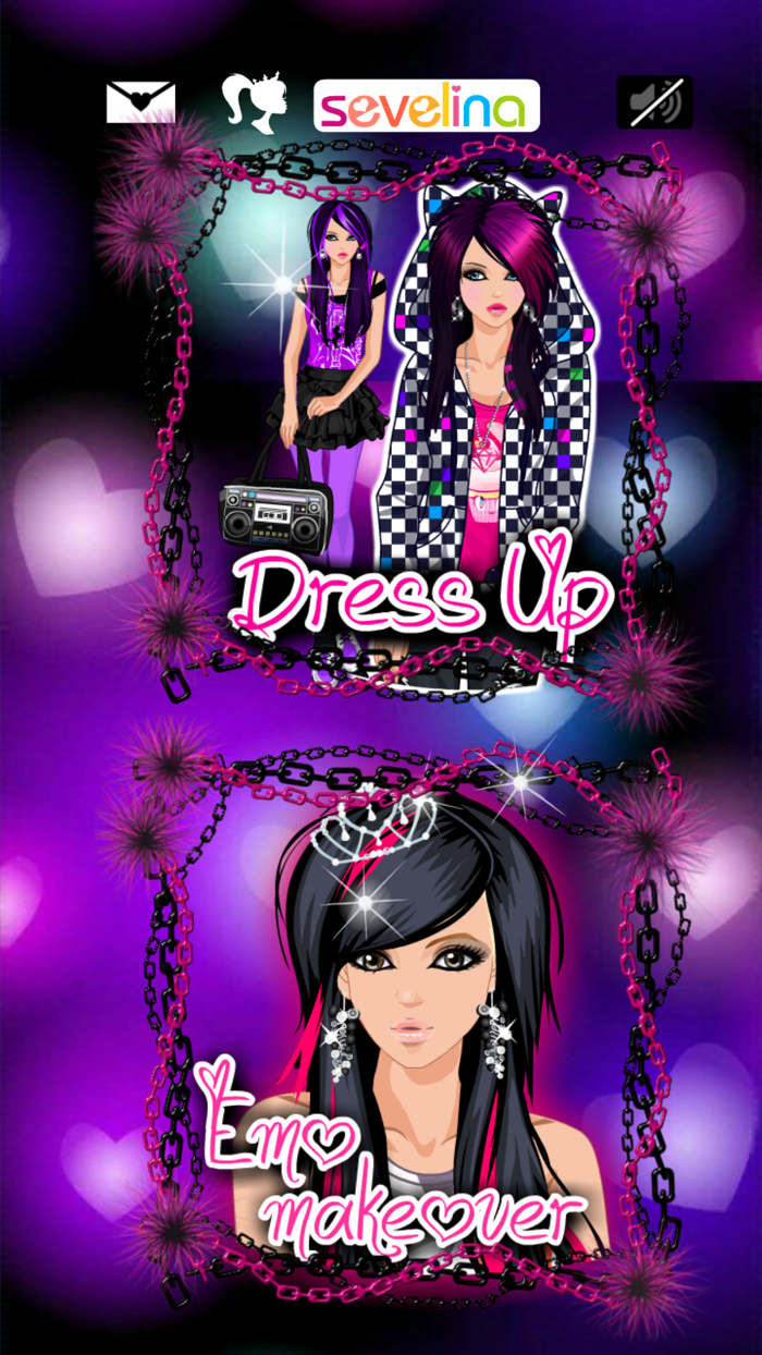 Emo Dress Up game
