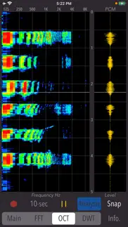 wavelet voice sonogram iphone screenshot 3
