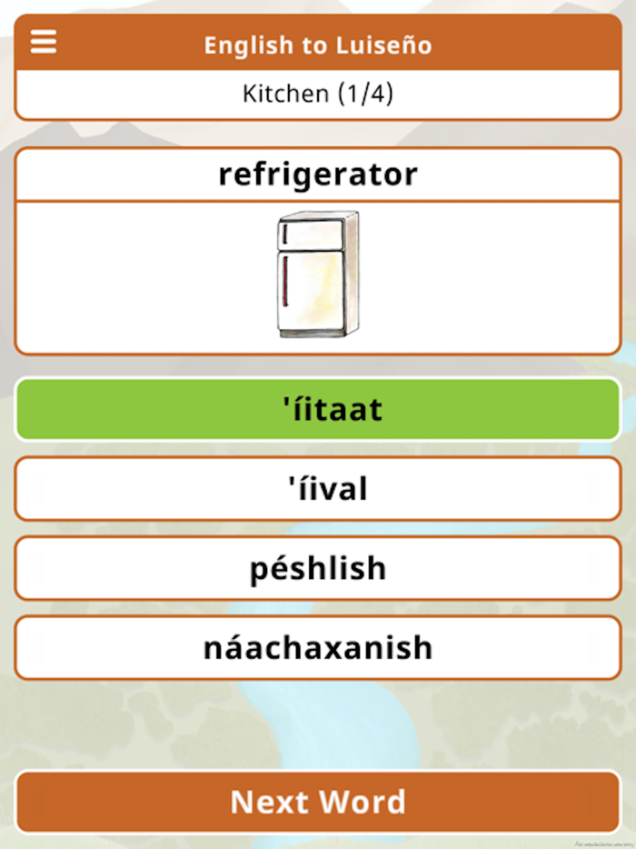 Rincon Luiseño Vocab Builder