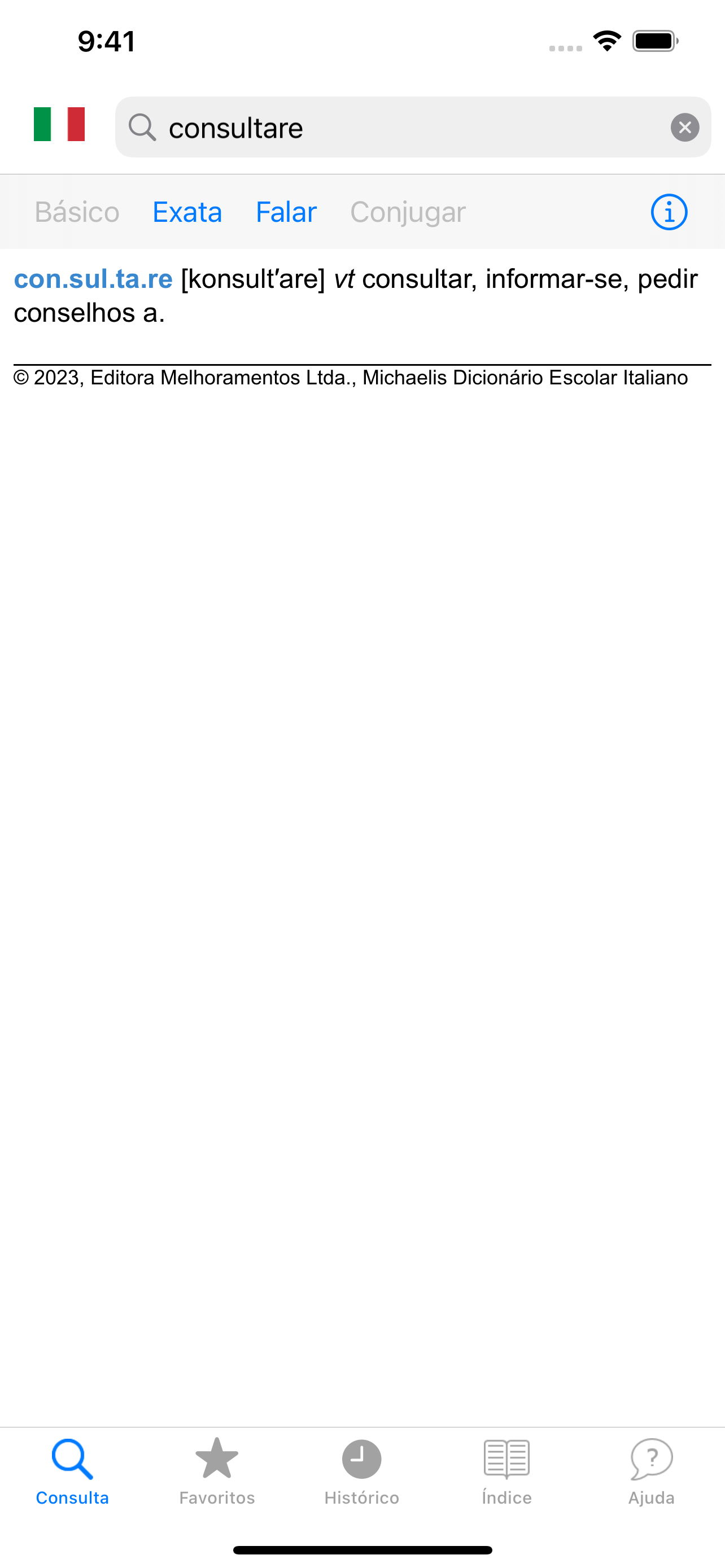 Michaelis Escolar - Italiano