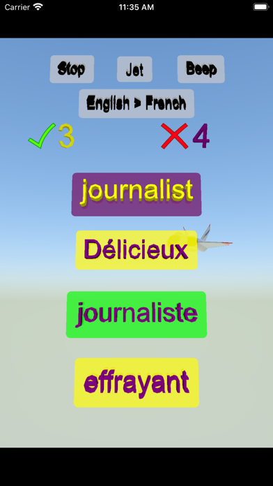 Egitir English French app Screenshot