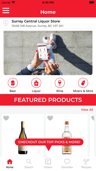 Surrey Central Liquor Screenshot