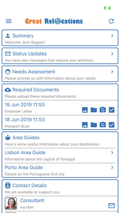 ReloTracker Mobile Screenshot