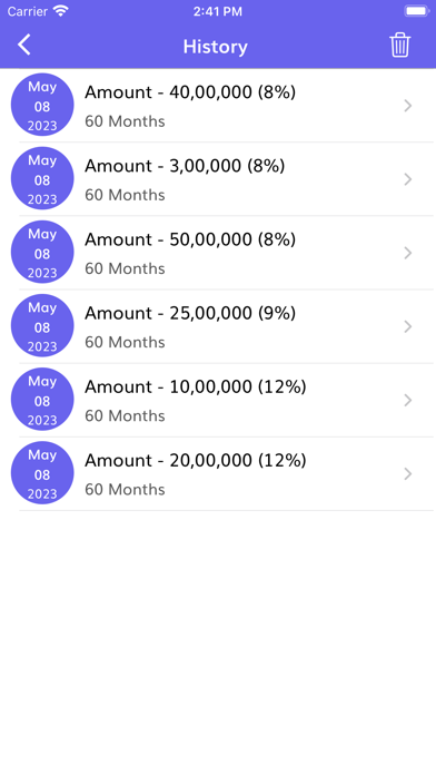 EMI Calculator - Loan Calc Screenshot