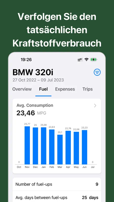 CarScope: Tankbuch, Autokosten screenshot 5 of 7