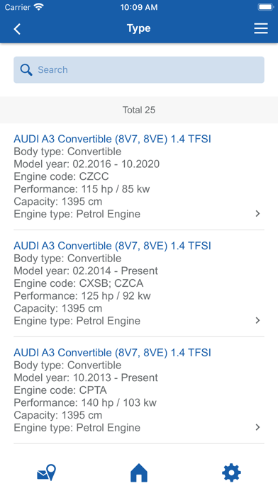 ATE Catalogue Screenshot