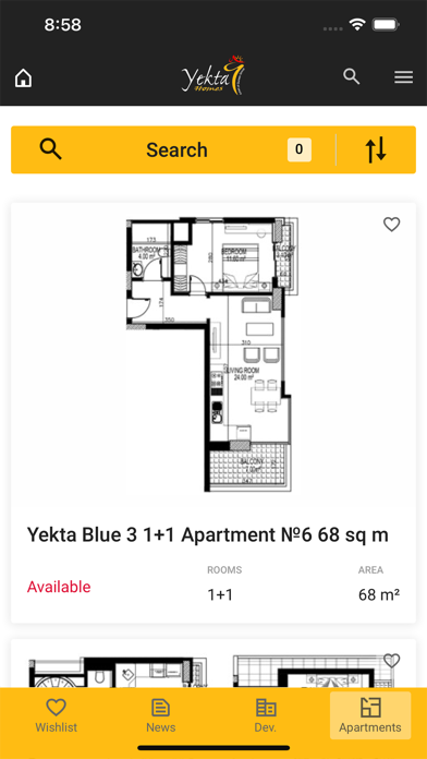 Yekta Homes Property in Turkey Screenshot