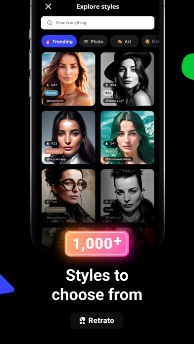 Retrato: AI Photos & Portraits Screenshot