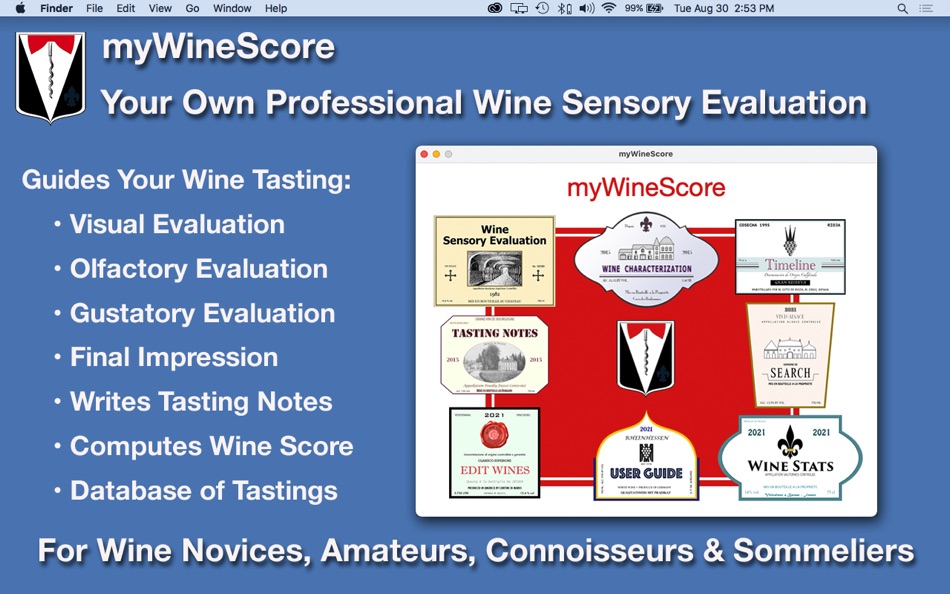 MyWineScore: Wine Evaluation - 1.1 - (macOS)