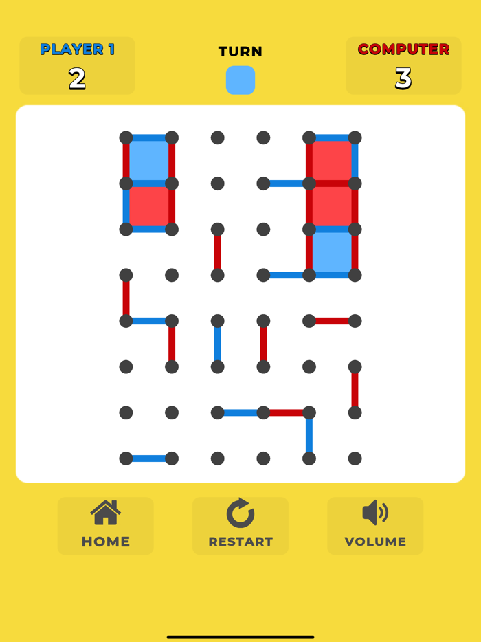 Dots and Boxes Dot Game