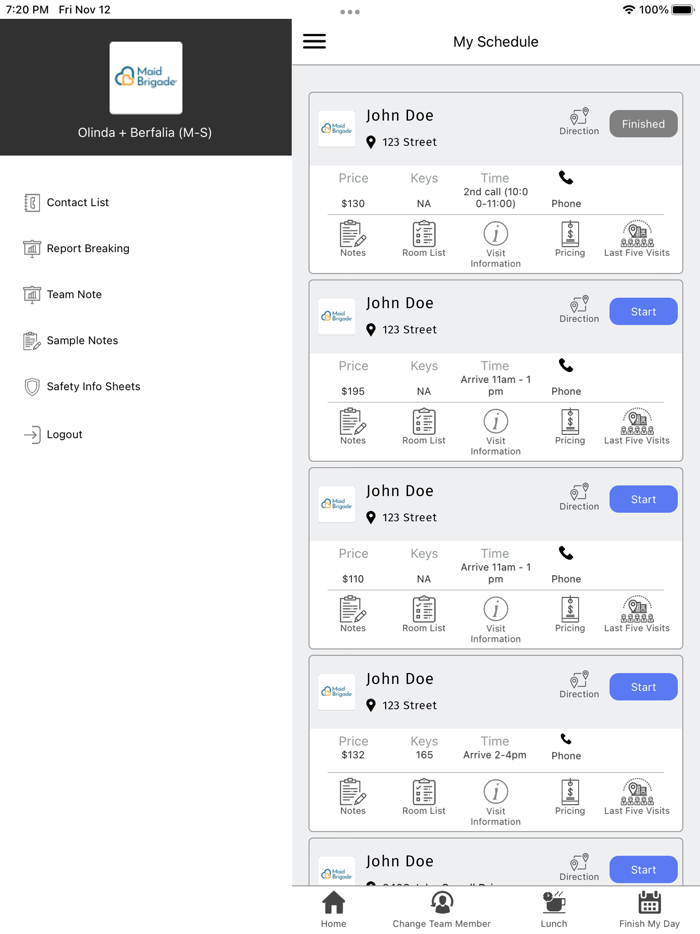 Field App Maid Brigade