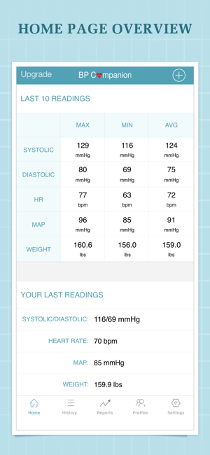 ‎Blood Pressure Companion Screenshot