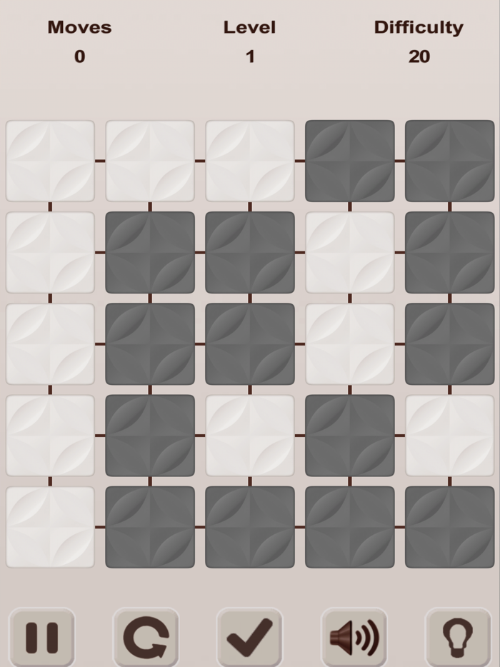 Lines Puzzle. Change color.