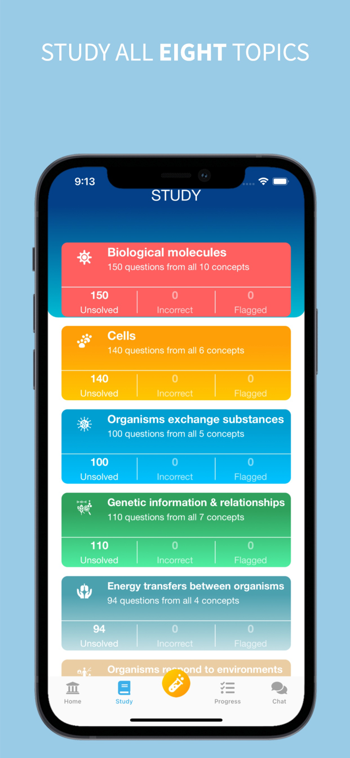 A-Level Biology App