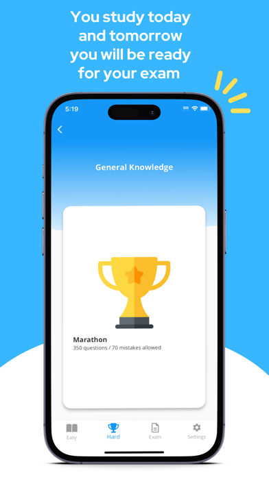 DMV Study: Driver License Test Screenshot