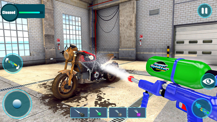 Power Gun Washer Simulator 3D