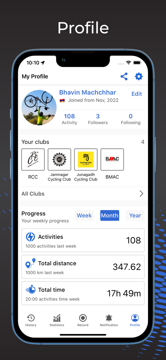 MORO Cycling - Bike Tracker