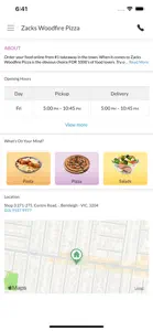 Zacks Woodfire Pizza screenshot #6 for iPhone