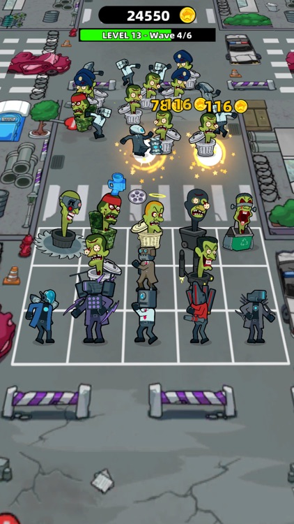 Merge Robot: Zombie Fighter