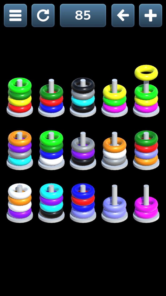#3. Ring Sort Puzzle (iOS) 来自: Hirokazu Uno