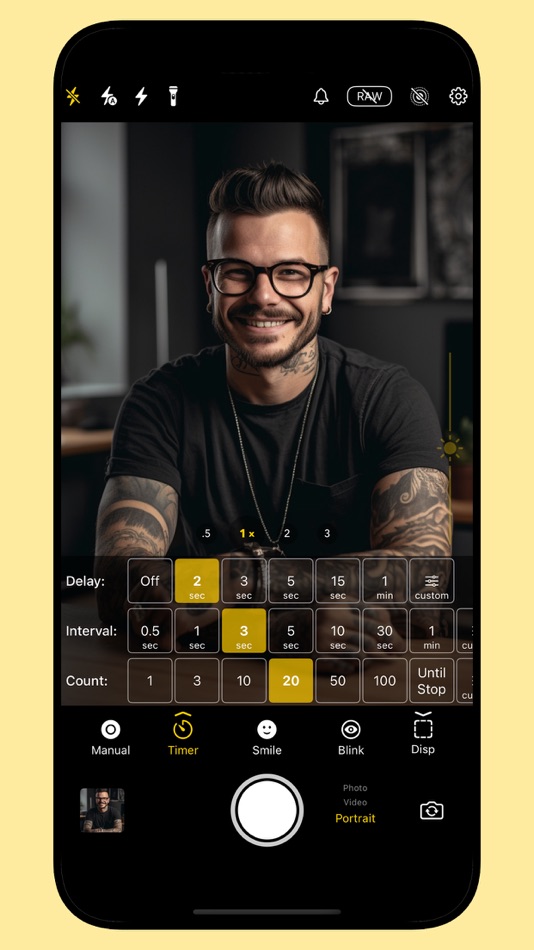#10. Lens Squid - Timer AI Shutter (iOS) بواسطة: Breelig Ventures LLC