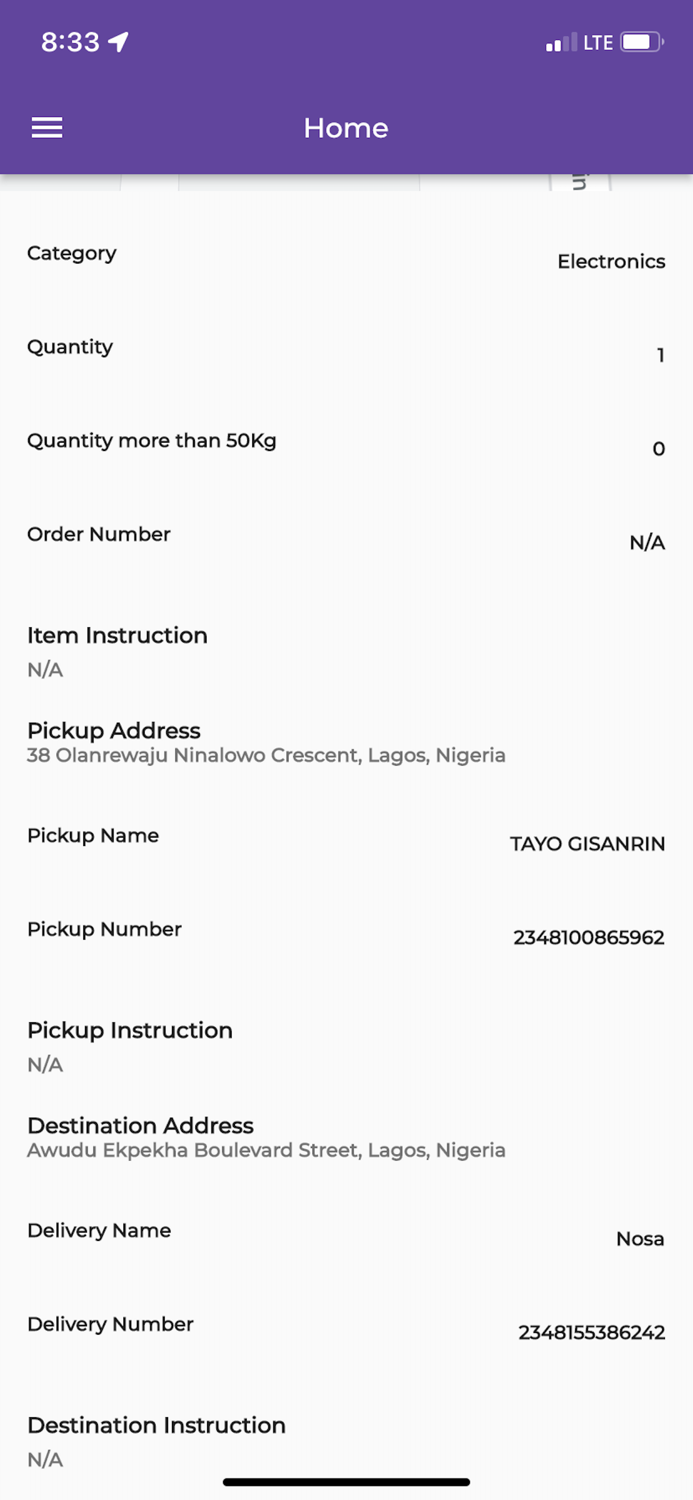 Velocity Dispatch Rider App