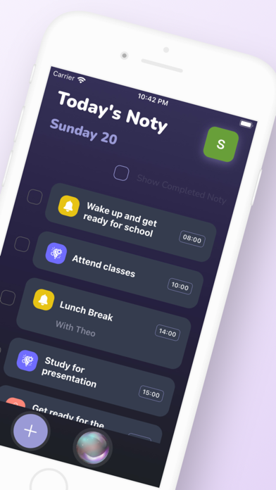 Noty - Planning Your Day Screenshot