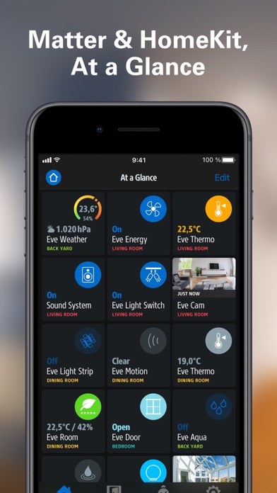 Screenshot #1 pour Eve for Matter & HomeKit