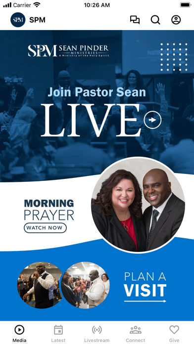 Sean Pinder Ministries Screenshot