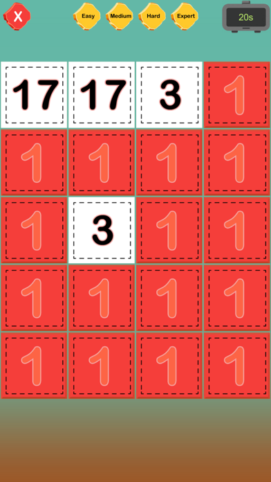 Pictures & Cards Matching Game Screenshot