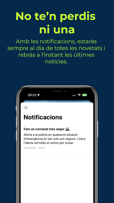 Sitges ALERT Screenshot