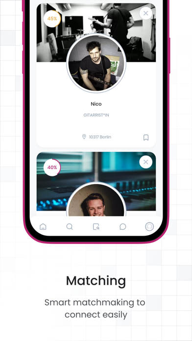 mukken - Musician search Screenshot