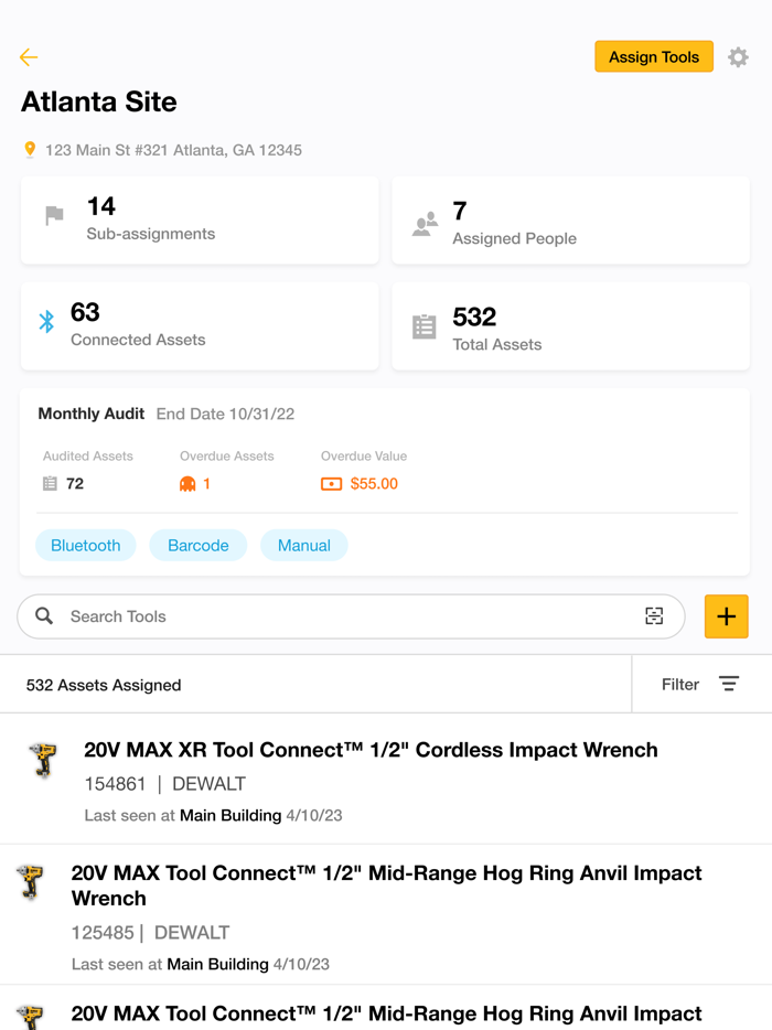 DEWALT® Site Manager