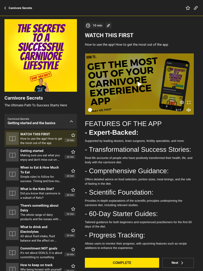 The Carnivore Experience