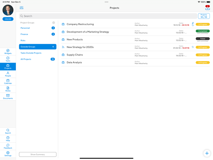 Projecto – PM Tool