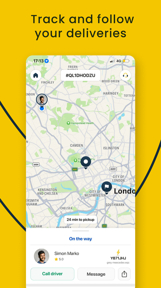 #4. Swiftee: Instant Courier (iOS) By: Swiftee Ltd