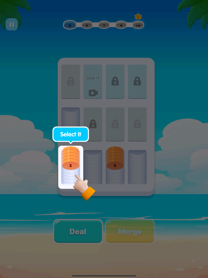 Sort Coins - Chips Merge