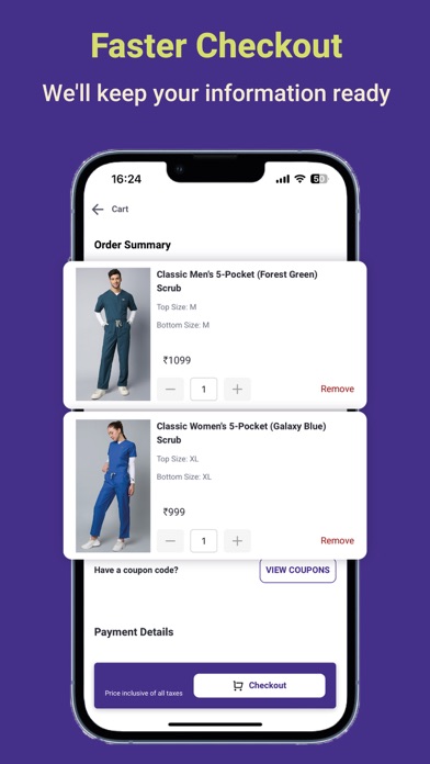 Knya | Scrubs & Aprons Online Screenshot