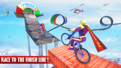 Superhero Cycle Stunts Racing Screenshot