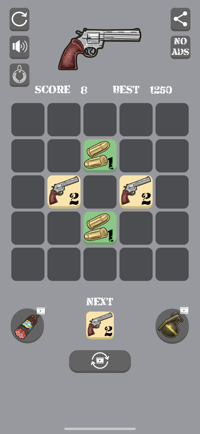 Gun and Bullet Merge Mr. Weapon