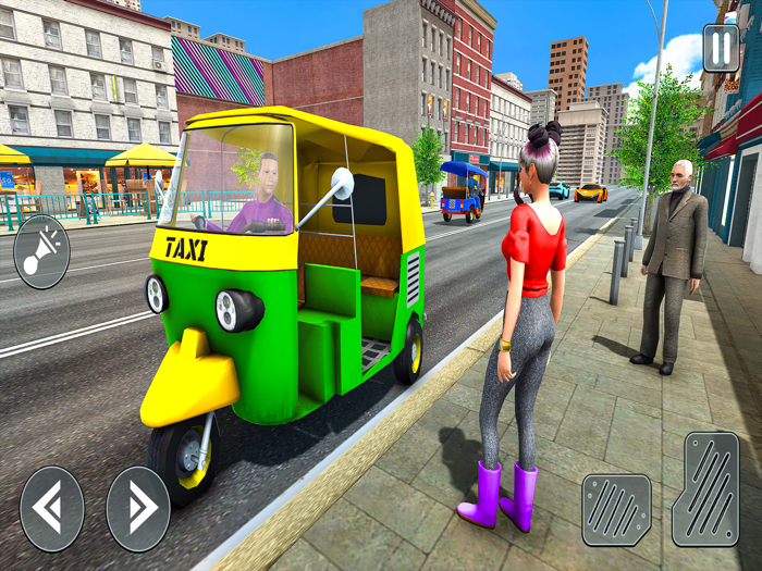 Taxi Driving Tuk Tuk 3D Games