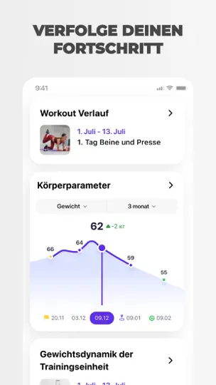 Screenshot von Fitness Für Frauen: Training auf dem iPhone 7