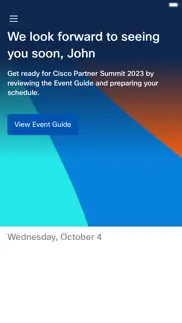 cisco partner summit iphone screenshot 2