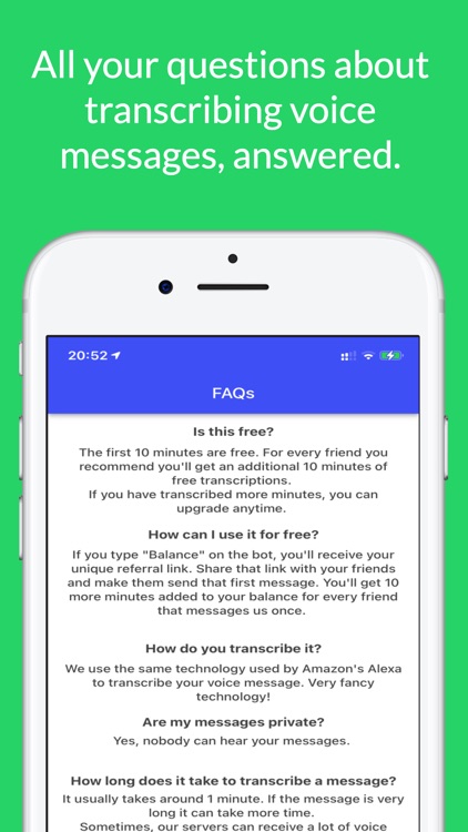 Audio Message to text convert screenshot-4