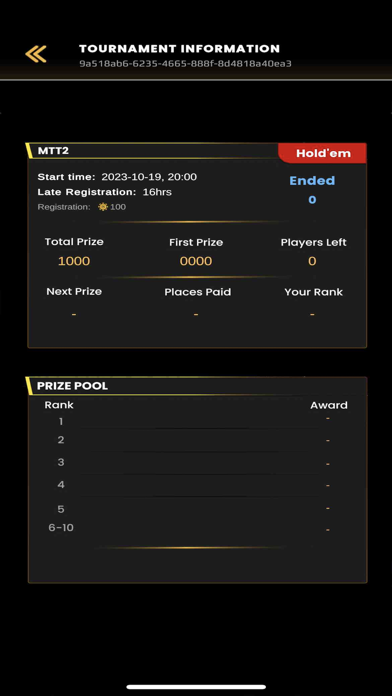 MG Poker - MTT, SNG and More Screenshot