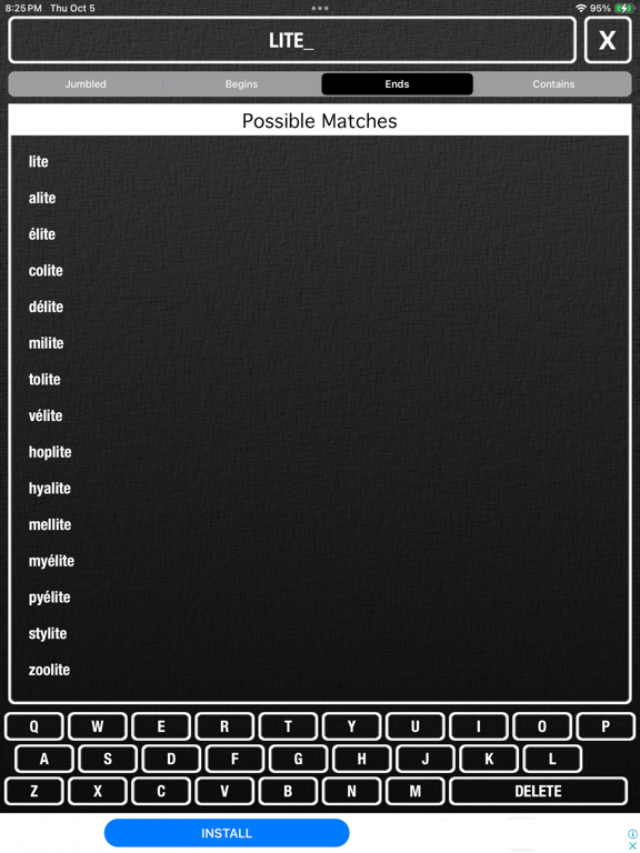 Screenshot #5 pour UnScramble French Words
