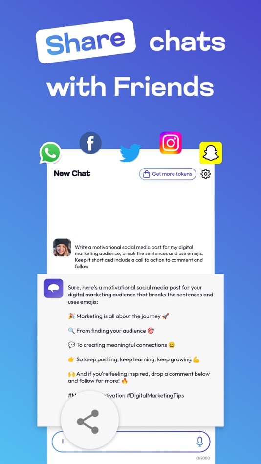 #4. 2ndBrain: AI Powered ChatBot (iOS) 由: Shajeel Afzal