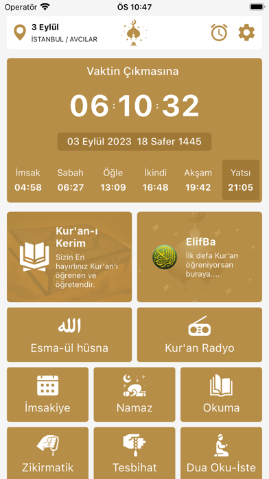 Ezan Pro: Namaz, Kuran Vakti Screenshot