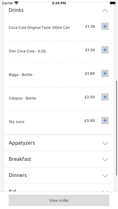 Appatyzers Urban Cuisine, Screenshot